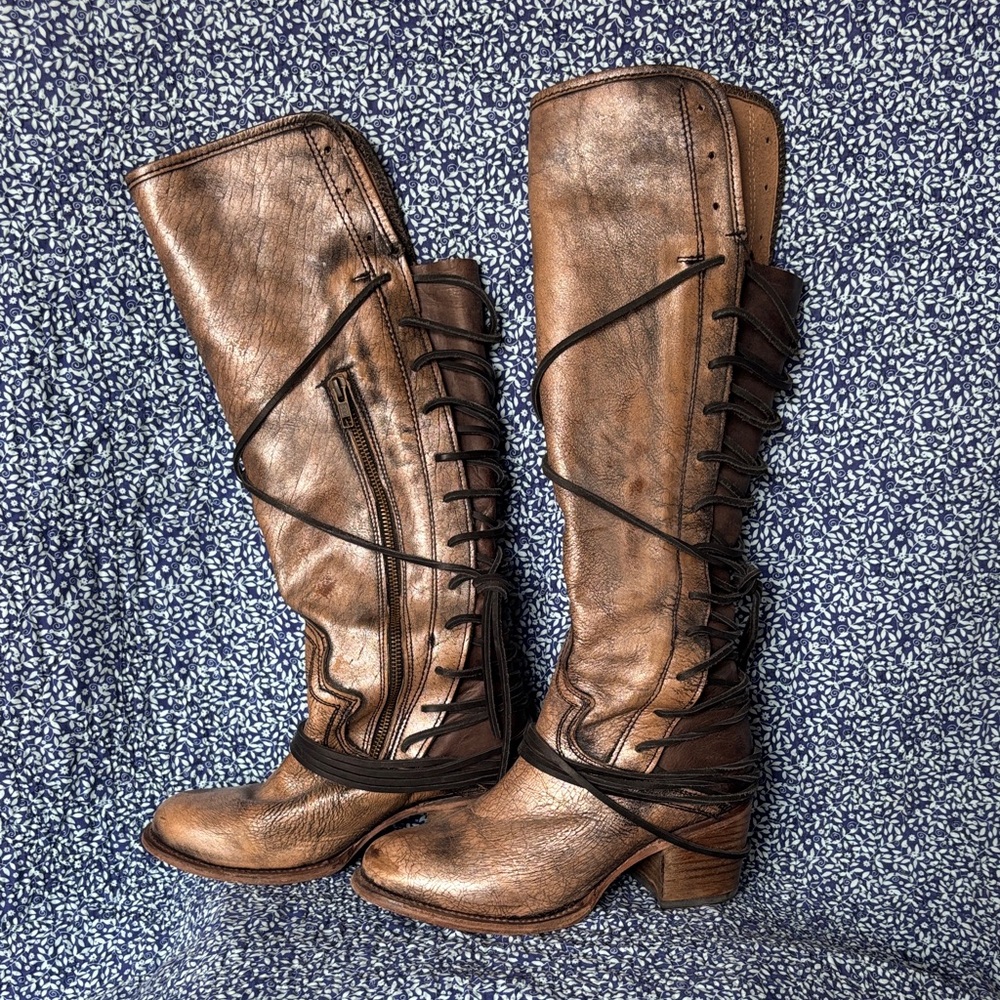 Freebird by Steven Coal, Pewter, SIZE 8, Over the Knee Boots